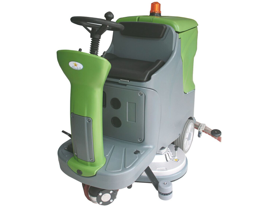 嘉興物業(yè)公司用駕駛式洗地機(圖）