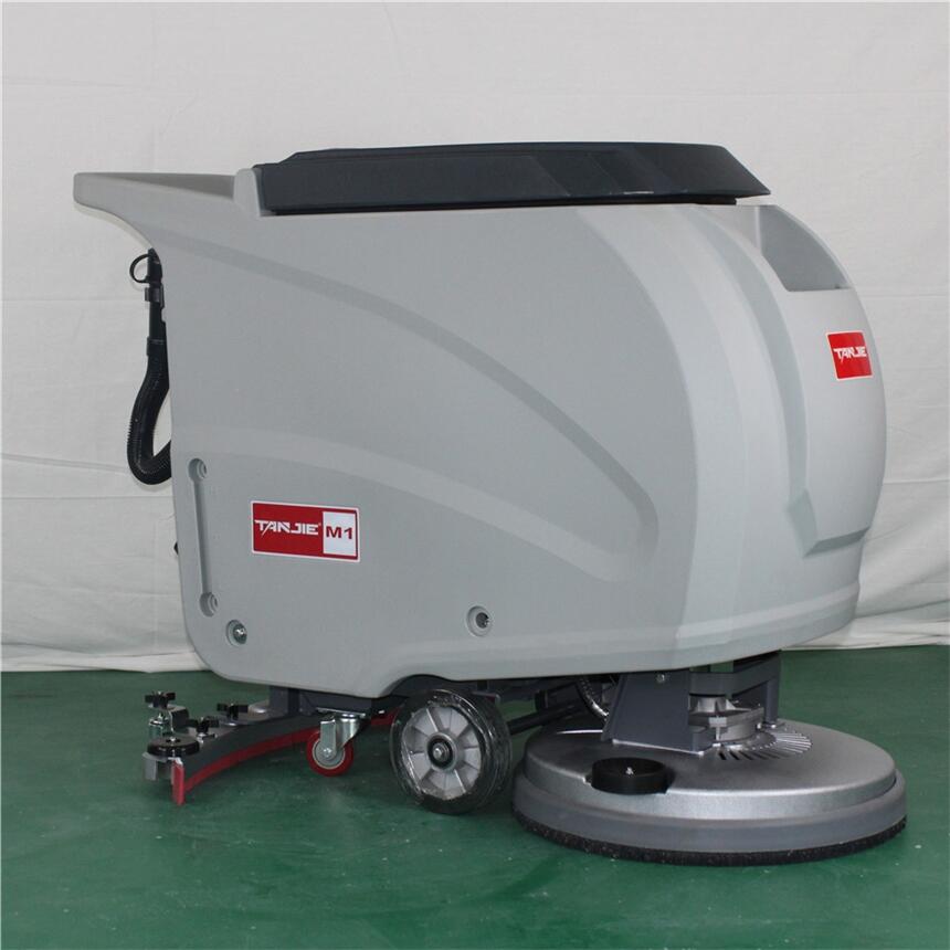 電子廠環(huán)氧地坪保潔拖地機(jī) 全自動手推式洗地機(jī)M1 油污灰塵水漬擦地機(jī)批發(fā)租售置換