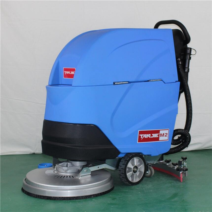 食品廠車間庫房油污灰塵清洗吸干刷地機(jī) 電瓶式全自動洗地機(jī)M2 