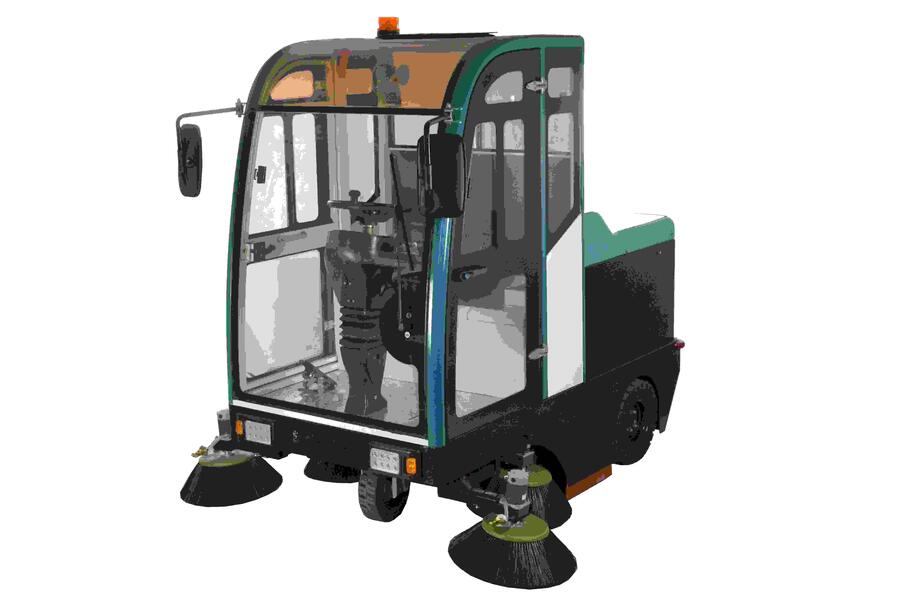 嘉興環(huán)保電動掃地車KL-2100供應商  新材料工廠保潔掃地機